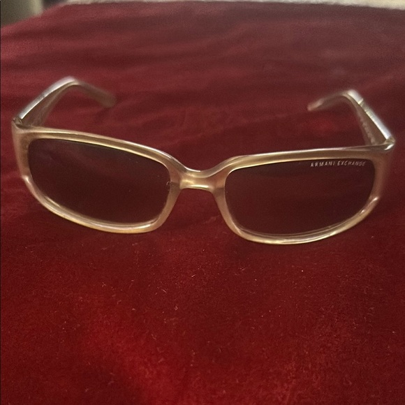 Armani Exchange Brown Aviator Sunglasses